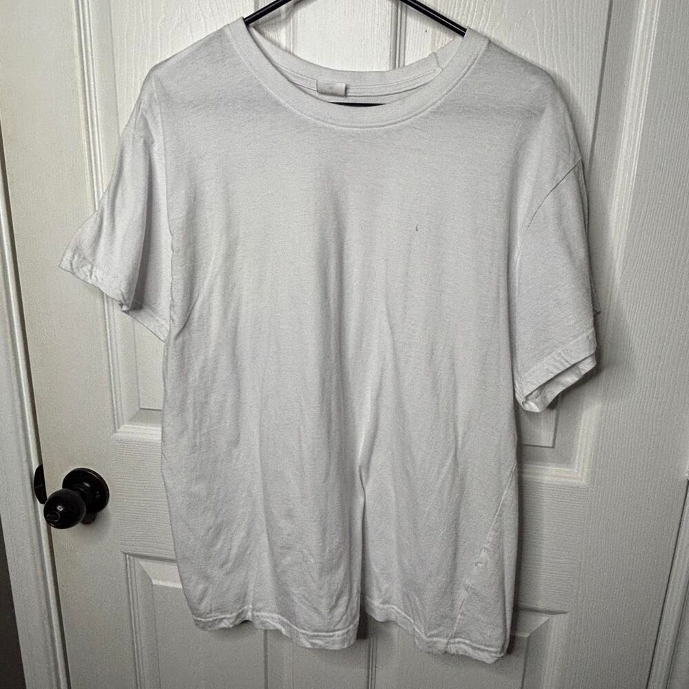Spirit Halloween XL Plain Unisex White T-Shirt